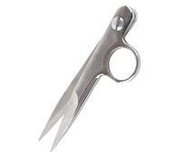 Fabater Thread Nipper for Sewing, Mini Stainless Steel Thread Cutter Clipper with Protective Sleeve, Ergonomic Ring Buckle Design for Fabric Yarn Leather, Portable Trimming Tool for