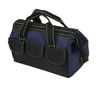 Fabater Tool Storage Bag Heavy Handbag for Electrician Workshop 16" (Blue Black)