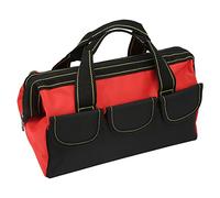 Fabater Tool Storage Bag Heavy Handbag for Electrician Workshop 16" (Red)