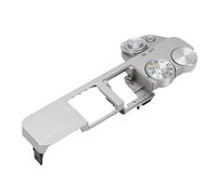 Fabater Top Cover with Multi-function Buttons for A6000, Quick Settings, for Camera Enthusiasts, Impact-resistant ABS Material (Silver)