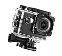 Fabater Underwater Action Camera, Recording Adventure 12MP Image Underwater Camera Plastic with Accessories for Skateboarding for Cycling (Black)