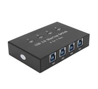 Fabater USB 3.0 Printer Sharing Switch Efficient 4 in 1 Out Manual Switcher for Computer Work Space