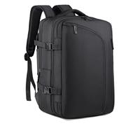 Fabater Vacuum Seal Travel Backpack with Pump, 36 to 55L Expandable Air Compression Backpack, Dry Wet Separation Vacpack, Personal Item Carry on Back Pack for Business, Camping