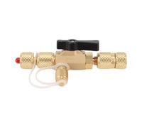 Fabater Valve Cores Change Tool Wide Application for R22 R410 R32 R22 600A 404 507C System, Brass Valve Cores Disassembly Tool for Fixed Frequency Air Conditioning