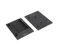 Fabater Versatile Deck Railing Connections Strong Fixation Mail Clips for Garden Fence - 40 PCs Nylon Rail Hardware