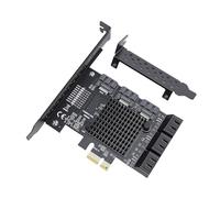 Fabater Versatile PCI E to 9 Port Serial ATA 3.0 Expansion Card Fast Integration Solution for and Systems