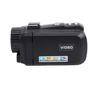 Fabater Video Camera Camcorder, 1080P 24MP Digital Camera Recorder with 18X Digital Zoom Rotatable 3.0 Inch LCD for Vlogging Travel Outdoor (Black)