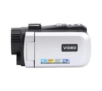 Fabater Video Camera Camcorder, 1080P 24MP Digital Camera Recorder with 18X Digital Zoom Rotatable 3.0 Inch LCD for Vlogging Travel Outdoor (Silver Gray)