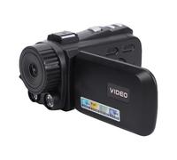 Fabater Video Camera Camcorder, Full HD 1080P 24MP Digital Camera Recorder with 3.0 Inch 270 Degree Rotation LCD & 18X Digital Zoom, Video Recorder for Vlogging (Black)