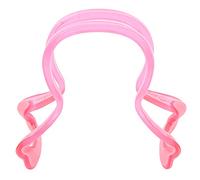 Fabater Violin Bow Collimator, 1/4 1/8 1/10 Violin Bow Straightness Corrector Teaching Tool Training Accessory, -Right Tool with Silicone Gripping Feet for Beginner Student (Pink)