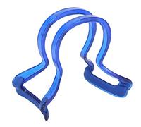 Fabater Violin Bow Collimator, 1/4 1/8 1/10 Violin Bow Straightness Corrector Teaching Tool Training Accessory, -Right Tool with Silicone Gripping Feet for Beginner Student (Blue)
