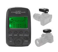 Fabater VISICO VC-818TX E-TTL Wireless Flash Trigger for | 2.4G Transmitter with 1/8000s HSS, 8 Channels, 30 ID, LCD Display, for Cameras