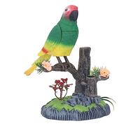 Fabater Voice Activated Toy, Chirping Singing Fluttering Simulation Bird with Motion Sensor - Operated Control Voice for Adults and Kids, Realistic Sound and Movement (506H)