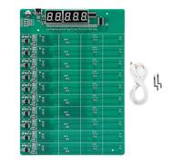 Fabater Watch Battery Activation Board, Fast Charging Tester with LED Indicators for S1 S2 S3 S4 S5 S6 S7 S8 S9 S10 Supports 1-40 Batteries