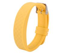 Fabater Wearable Fitness Tracker Smart Bracelet with Sleep Tracking Feature, Comfortable Silicone Design, Step Counter for Men and Women (Yellow)