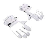 Fabater Winter Gloves Windproof Thermal Ski Snow Gloves for Outdoor Activities Oxford Fabric Black 1 Pair (for Women Light Gray)