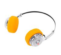 Fabater Wireless Bluetooth Retro On Ear Headset with High Resolution Sound and Dual Device Connection for Music Lovers and Gamers 40mm Drivers (Transparent)