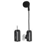 Fabater Wireless Instrument Microphone System, 2.4G Wireless Microphone Receiver System High Definition Sound Quality 360 Degree Pickup 30 Meter Range 6 Hours Battery Life, Condenser