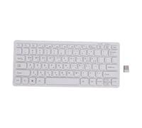 Fabater Wireless Korean Keyboard, 78 Keys Minority Language Hangul Keyboard con Dongle de 2.4 GHz, Ultra Thin and Lightweight Portable for Laptop Computer Desktop