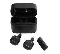 Fabater Wireless Magnetic Lavalier Microphones with Noise Canceling for Video Recording, Live Streaming, Plug and Play Lapel Microphones for Vloggers, Podcasters