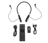 Fabater Wireless Sound Card Headset, Built in Sound Card Earphones with Remote Control for Live Streaming Karaoke, Compatible with Smartphone Tablet Laptop