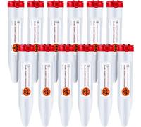 Fabbay 12 Pcs Travel Sharps Container Disposal Transportable Sharps with Locking Mechanism Needle Disposal Containers Small Sharps Container Single Use Transportable Container, 6.5 x 1.38 Inches