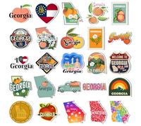 Fabbay 25 Pcs Georgia Fridge Magnet Magnetic Refrigerator Stickers Georgia Souvenirs Gifts Refrigerator Magnets for Fridge Laptop Locker Home Decoration Accessories