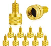 Fabbay Large Bore Tire Valve Adapter Valve Stem Adapter External Tire Bore Valve Reducer Adapter Connector Good Performance 22 mm Length(10)