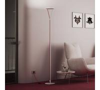 Fabbian LED floor lamp Rio, white, dimmable, 3,000 K, metal