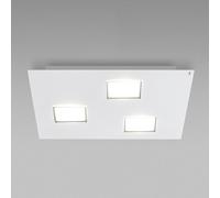 Fabbian Quarter - LED ceiling light in white with 3 LEDs