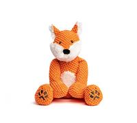 fabdog Floppies Plush Dog Toy - Cute & Durable Squeaky Dog Toys - Best Squeak Toy for Puppies and All Breeds | Ideal Pet Gift | Large Fox