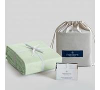 Fabdreams 100% Organic Cotton Percale Weave Twin XL Size Sheet Set | 300 Thread Count | GOTS Certified | Long Staple Cotton | Cool Crisp Breathable | Fits Upto 17" Deep Pocket | Sage Green