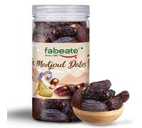 Fabeato Jumbo Medjoul (Medjool) Dates Dates 400g |100% Natural, No Additives, Khajur, Khajoor, Dry Dates, Healthy Snack, Rich in Fiber,Potassium, Antioxidants & Essential Nutrients, Plant based