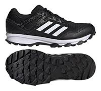 Fabela Rise Hockey Astro Trainer Shoes - Black + Free Sports Innovation Chamois Grip (Numeric_4)