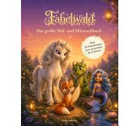 Fabelwald - Das große Mal- und Mitmachbuch: Über 30 zauberhafte Fabelwesen zum Ausmalen, Entdecken und Träumen, für Kinder ab 5 Jahren