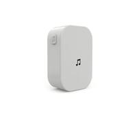 FABENIC Enway Smart Doorbell HD Wireless Video Doorbell with Chime, PIR Motion, Night Vision, 2 - Way Audio, Battery Powered (Small White)