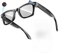 FABENIC Meacode AI Smart Glasses, Lightweight HD Capture, AI Translation, Voice Assistant, IP65 Splash Resistant (Blue light lenses)