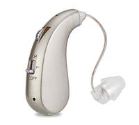 FABENIC Orthopulse HearingPlus Headphones, Rechargeable Hearing Amplifier Glasses with Clear Sound, Ergonomic Design for All-Day Comfort (Silver,1 item)