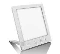 FABENIC osmo sunnylight 2.0 SAD Lamp - 10,000 LUX, Adjustable Color Temperature & Stepless Dimming, 4 Timer Settings, UV-Free Light Therapy (White-1pcs)