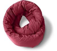 FABENIC The Pillow Home Infinity Travel Pillow- Ultimate Support for Neck, Back, and Shoulders, Lightweight & Packable for Airplane, Car, Office, and Home Use (Wine Red)