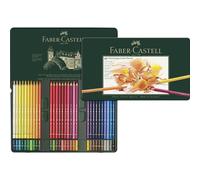 Faber-Castel 110060 Polychromos Colored Pencil Set In Metal Tin 60 Pi