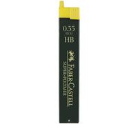 Faber-Castell 0.35 mm HB Super-Polymer Fineline Leads (3 Packs of 12)