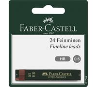 Faber Castell 0.5 mm 121799"Super Polymer" HB Fineline Lead (Pack of 24)