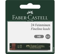 Faber-Castell Fineline Lead 121799 Super Polymer 0.5 mm HB Pack of 24