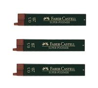 FABER CASTELL 721409 0.5 mm 2B Mechanical Pencil Lead (Pack of 12)