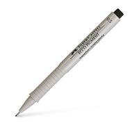 Faber Castell 166599 0.5 mm Ecco Pigment Fibre-Tip Pen - Black
