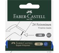 Faber Castell 0.7 mm 121999 "Super Polymer" HB Fineline Lead (Pack of 24)