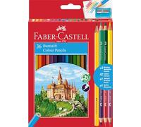 Faber-Castell 110336 Coloured Pencil, 36 Pieces