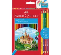 Faber-Castell Colour Pencils 110336 – Pack of 36 – 100% Re-Forested Wood