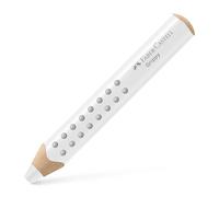 Faber-Castell 110601 Grippy White Colouring Pencil, Thick 3-in-1 Colouring Pen for Toddlers, Ergonomic Jumbo Colouring Pencils